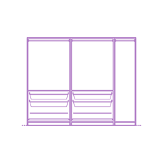 Fixtures Closet Storage Ikea Pax Wardrobe 98 Inch Stencil Svg Design File, Free Vectors File